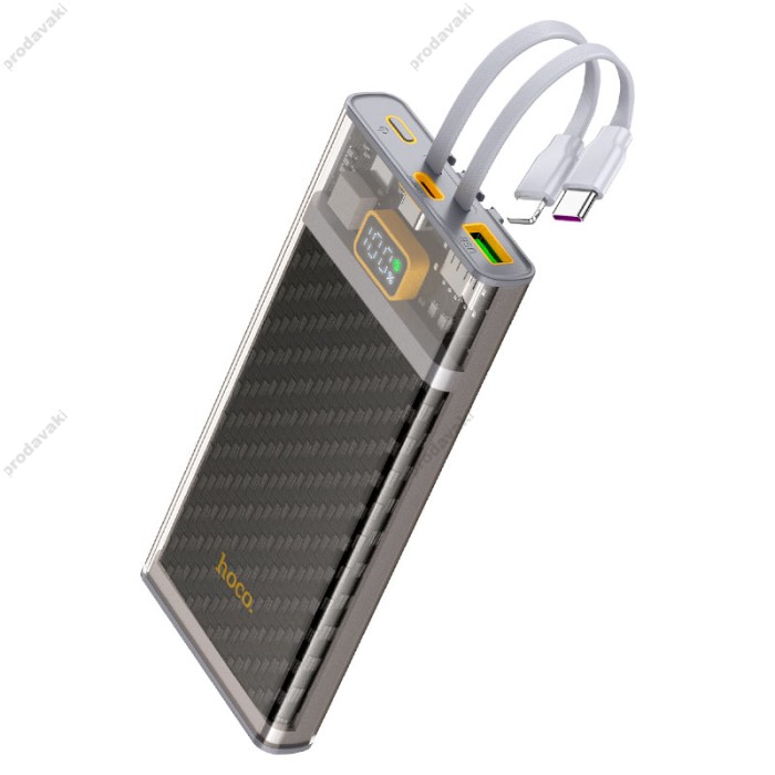 Повербанк портативний акумулятор Power bank Hoco J104 Discovery edition 22.5W 10000 mAh Grey
