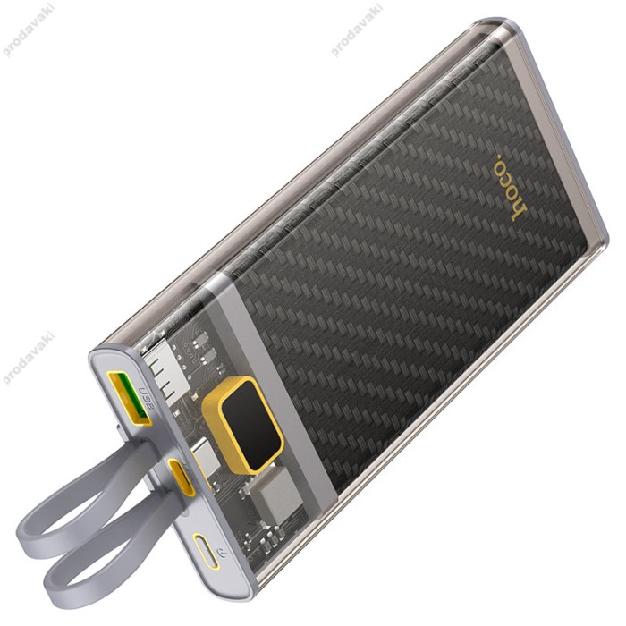 Повербанк портативний акумулятор Power bank Hoco J104 Discovery edition 22.5W 10000 mAh Grey