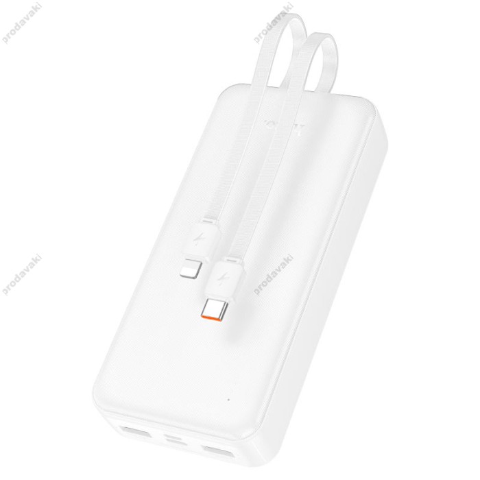Повербанк портативний акумулятор Power Bank Hoco J118A Speed energy 20000 mAh White