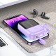Повербанк портативний акумулятор Power Bank Hoco Q20 Fountain 22.5W 10000 mAh Purple