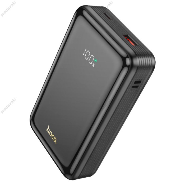 Повербанк портативний акумулятор Power bank Hoco Q21A Great fully compatible 22.5W 20000 mAh Black