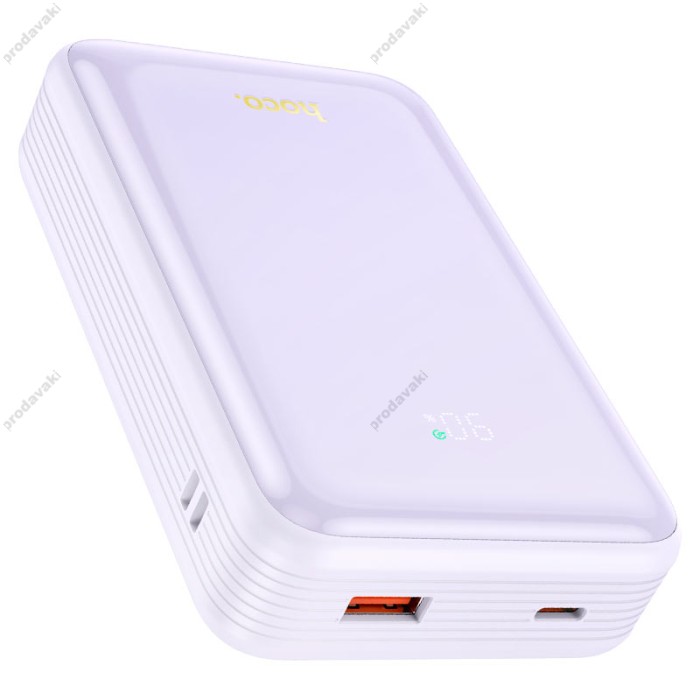 Повербанк портативний акумулятор Power Bank Hoco Q21A Great fully compatible 22.5W 20000 mAh Purple