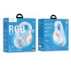Бездротові Bluetooth навушники Hoco W48 Focus BT headphones Blue