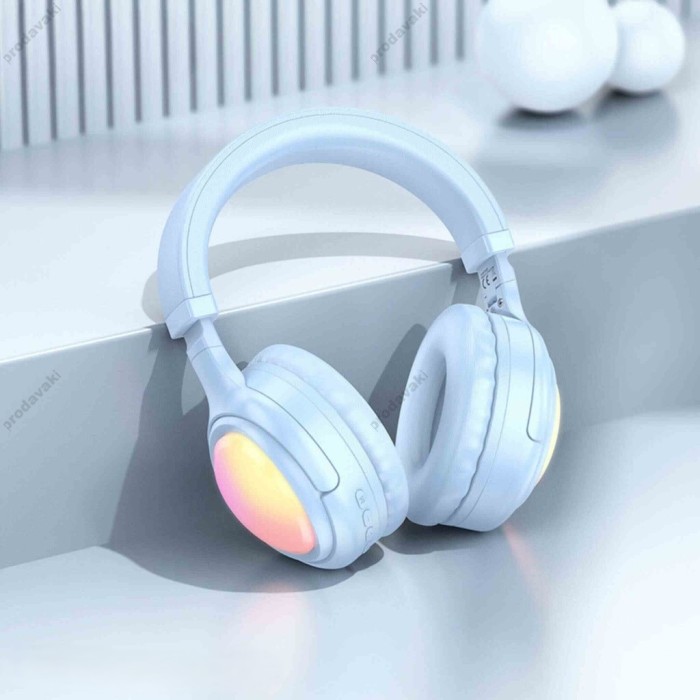 Бездротові Bluetooth навушники Hoco W48 Focus BT headphones Blue
