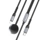Зарядний пристрій Hoco CW54 Cable 2in1 Lightning / Apple Watch 2.4A 1.2m Black