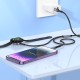 Зарядний пристрій Hoco CW54 Cable 2in1 Lightning / Apple Watch 2.4A 1.2m Black