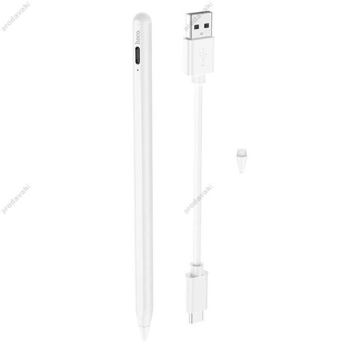 Універсальний активний стілус Stylus Pen Hoco GM109 White