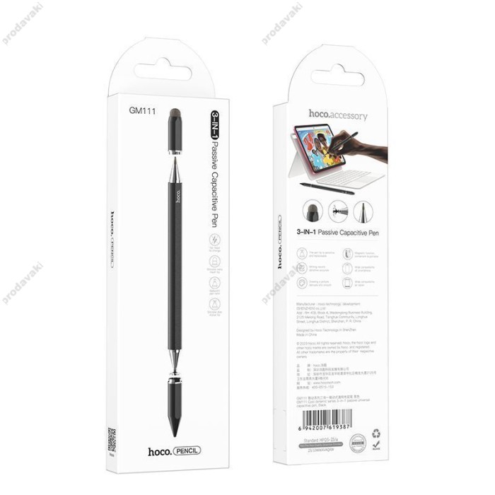 Стілус Stylus Pen Hoco GM111 Black