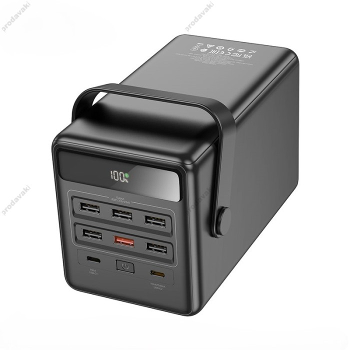 Повербанк портативний акумулятор Power bank Hoco DB03 Endure 22.5W fully compatible 100 000mAh Black