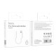 Кабель перехідник Adapter Lightning To 3.5mm Hoco LS34 White