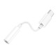 AUX-кабель аудіоадаптер Adapter USB C To 3.5mm Hoco LS35 White