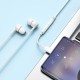AUX-кабель аудіоадаптер Adapter USB C To 3.5mm Hoco LS35 White