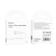 AUX-кабель аудіоадаптер Adapter USB C To 3.5mm Hoco LS35 White