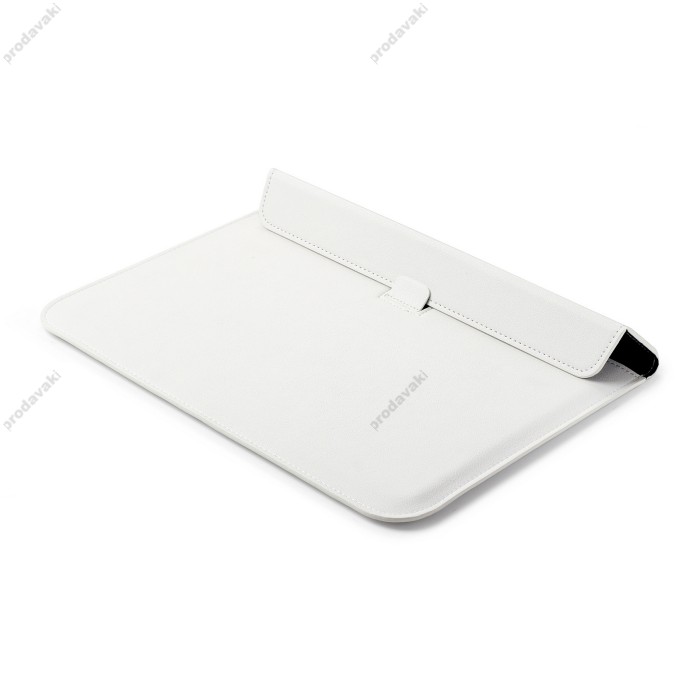 Чохол-конверт-підставка xVibe Leather PU для MacBook ноутбука планшета 13"-14.2" White