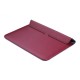 Чохол-конверт-підставка xVibe Leather PU для MacBook ноутбука планшета 13"-14.2" Wine red