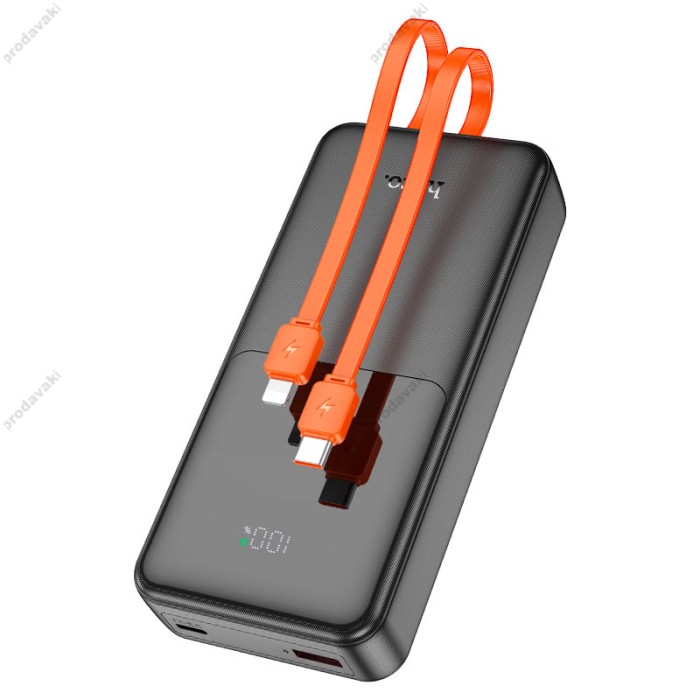 Повербанк портативний акумулятор Power bank Hoco J119A Sharp fully 22.5W 20000 mAh Black