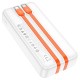 Повербанк портативний акумулятор Power Bank Hoco J119A Sharp fully 22.5W 20000 mAh White