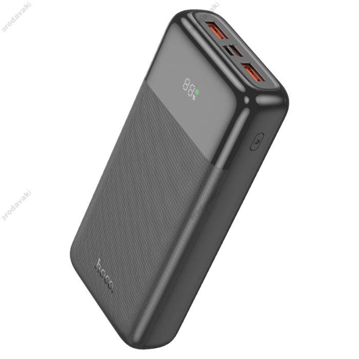 Повербанк портативний акумулятор Power bank Hoco J121A Fast fully 22.5W 20000 mAh Black
