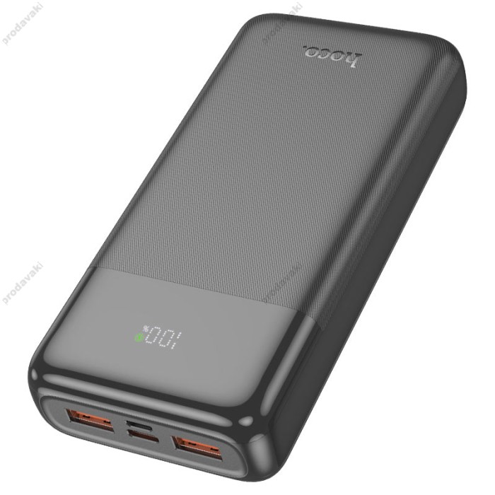 Повербанк портативний акумулятор Power bank Hoco J121A Fast fully 22.5W 20000 mAh Black