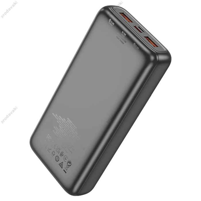 Повербанк портативний акумулятор Power bank Hoco J121A Fast fully 22.5W 20000 mAh Black