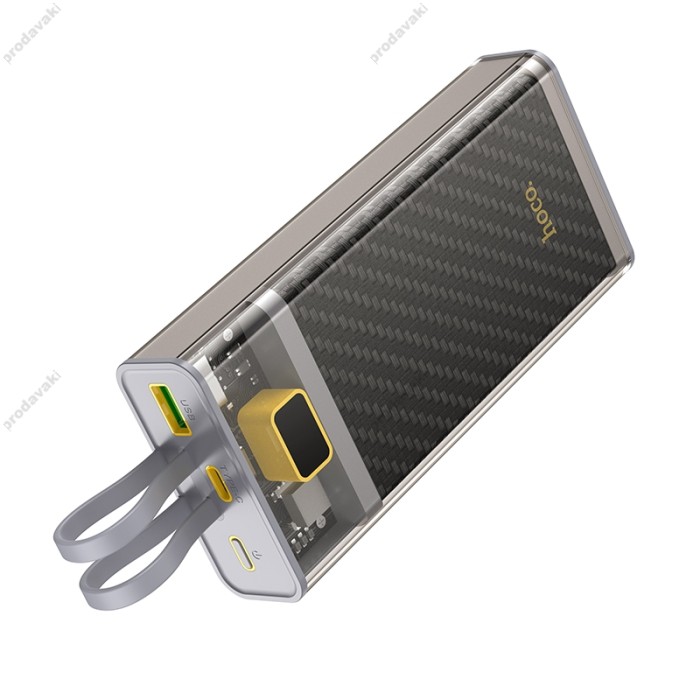 Повербанк портативний акумулятор Power bank Hoco J104A Discovery edition 22.5W 20000 mAh Grey