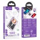 Повербанк портативний акумулятор Power Bank Hoco Q14 MagSafe Ice Crystal magnetic PD 20W 5000 mAh Purple