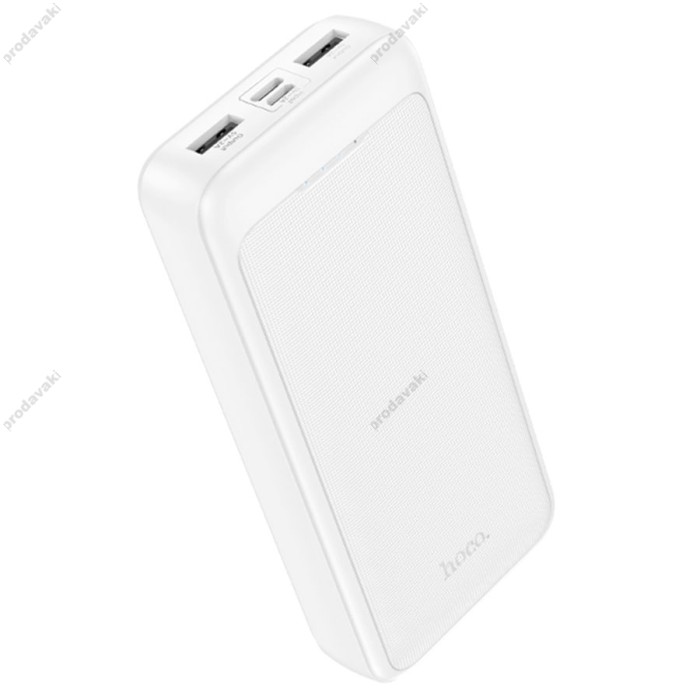 Повербанк портативний акумулятор Power Bank Hoco J111A Smart charge 20000 mAh White