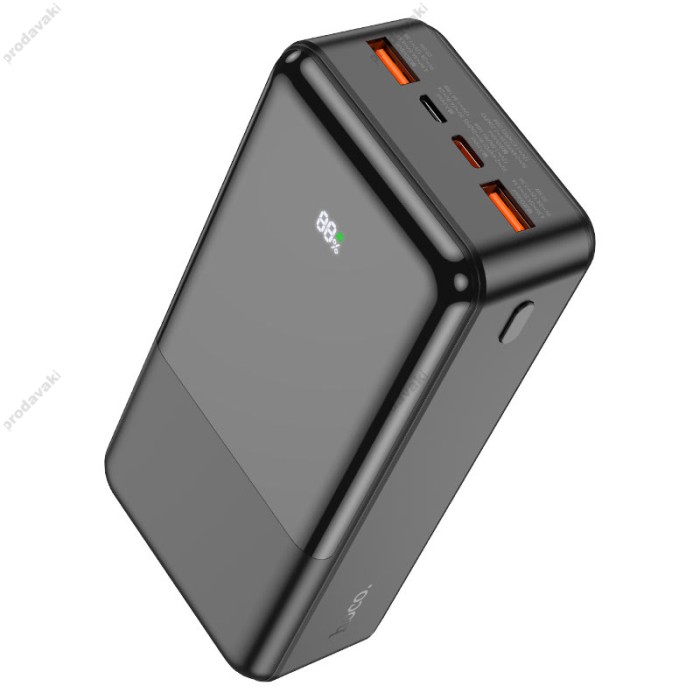 Повербанк портативний акумулятор Power bank Hoco J108B Universe 22.5W 30000 mAh Black