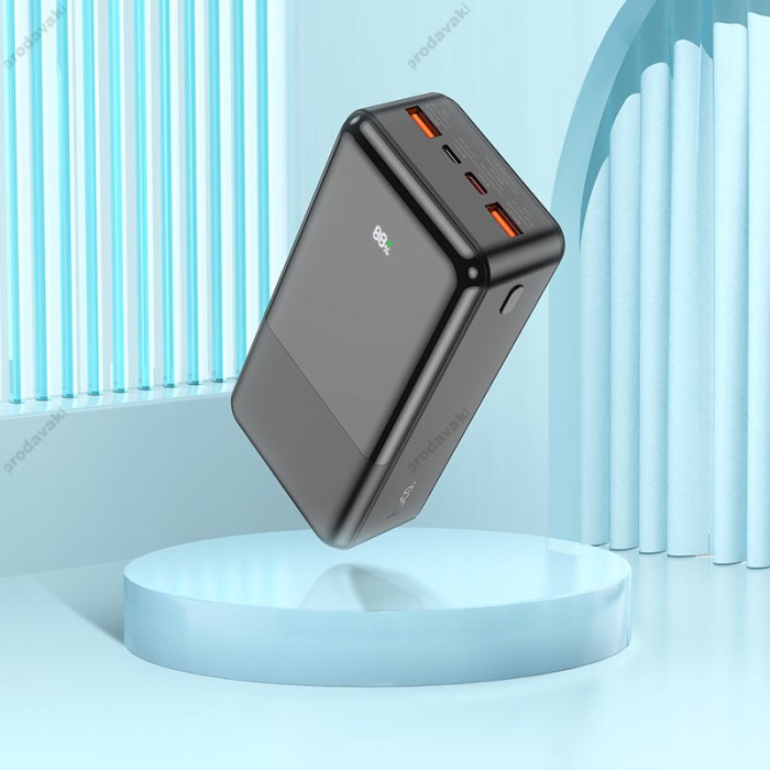 Повербанк портативний акумулятор Power bank Hoco J108B Universe 22.5W 30000 mAh Black