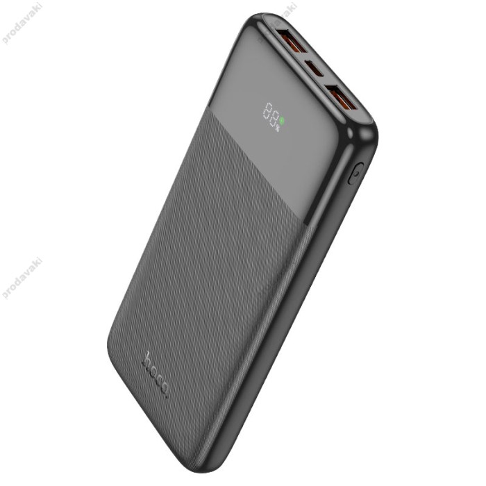 Повербанк портативний акумулятор Power bank Hoco J121 Fast 22.5W 10000 mAh Black