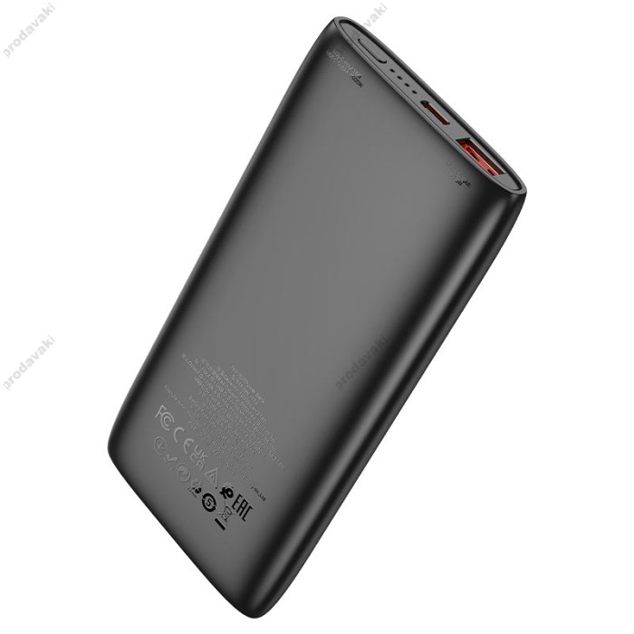 Повербанк портативний акумулятор Power bank Hoco J122 Respect 22.5W 10000 mAh Black
