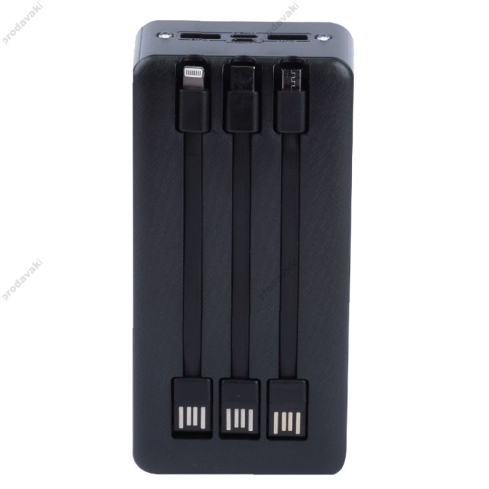 Повербанк портативний акумулятор Power bank XO PR164 30000 mAh Black