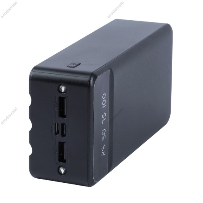 Повербанк портативний акумулятор Power bank XO PR164 30000 mAh Black