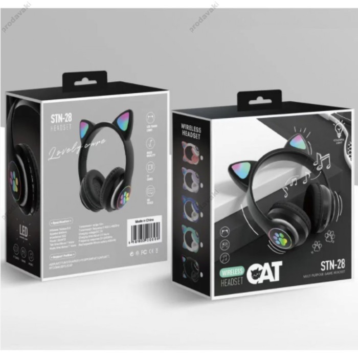 Бездротові Bluetooth навушники CH TUCCI STN28 BT 5.0 Black