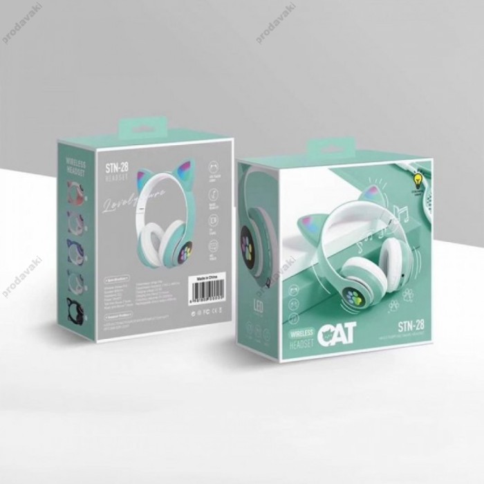 Бездротові Bluetooth навушники CH TUCCI STN28 BT 5.0 Green