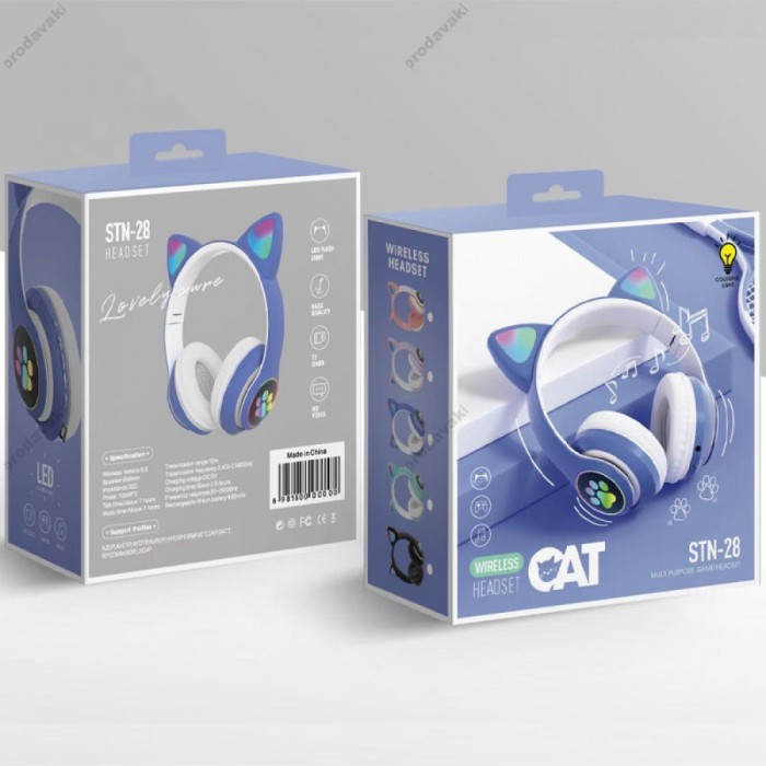 Бездротові Bluetooth навушники CH TUCCI STN28 BT 5.0 Blue