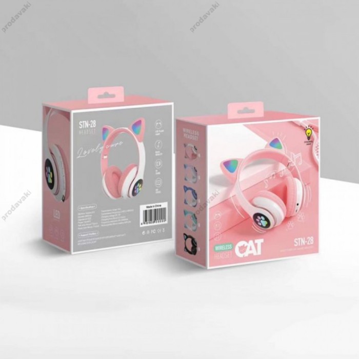 Бездротові Bluetooth навушники CH TUCCI STN28 BT 5.0 Pink
