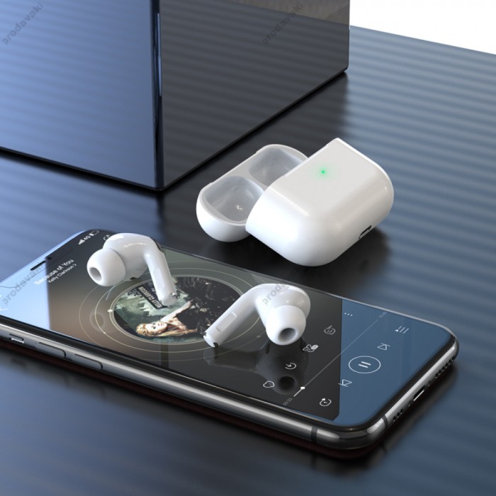 Бездротові Bluetooth навушники Hoco EW27 True ws stereo headset BT 5.3 White