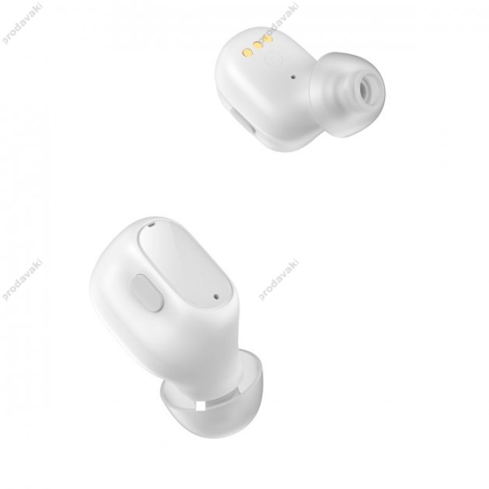 Бездротові Bluetooth навушники Baseus WM01 Plus Encok True Wireless Earphones BT 5.0 White NGWM01P-02