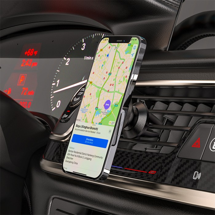 Автомобільний тримач Hoco CA81 Ligue Air vent magnetic car holder Black