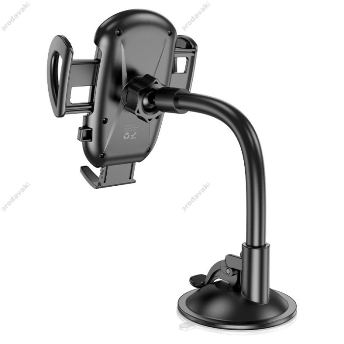 Автомобільний тримач Hoco H10 General Car holder (windshield) Black