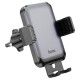Автомобільний тримач Hoco H26 Rock push-type car holder (air outlet) Black