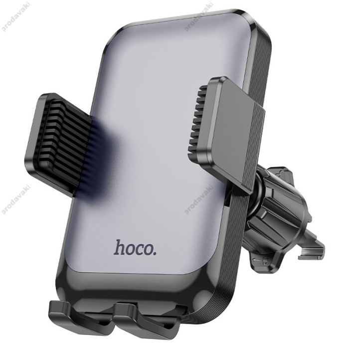 Автомобільний тримач Hoco H26 Rock push-type car holder (air outlet) Black