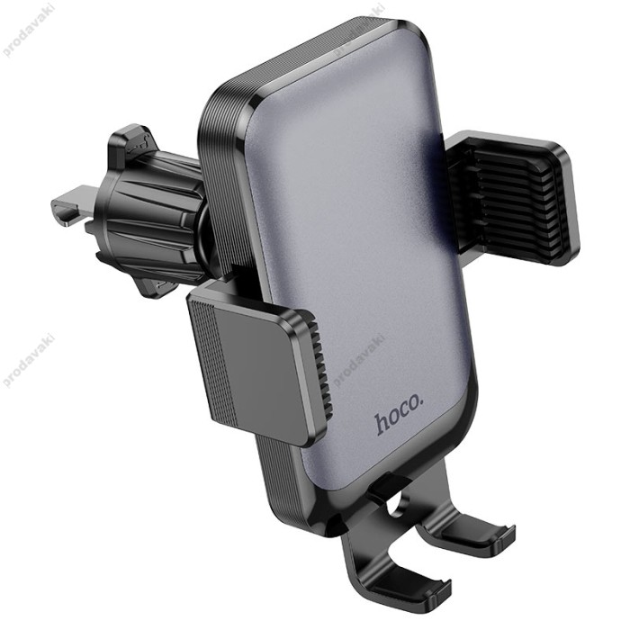 Автомобільний тримач Hoco H26 Rock push-type car holder (air outlet) Black