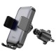 Автомобільний тримач Hoco H26 Rock push-type car holder (air outlet) Black