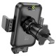 Автомобільний тримач Hoco H26 Rock push-type car holder (air outlet) Black
