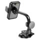 Автомобільний тримач Hoco H27 Rock push-type car holder (center console) Black