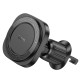 Автомобільний тримач Hoco H28 Rainbow ring magnetic car holder (air outlet) Black