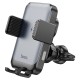Автомобільний тримач із бездротовою зарядкою Hoco HW9 Climber smart wireless charging car holder 15W Black