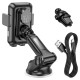 Автомобільний тримач із бездротовою зарядкою Hoco HW9 Climber smart wireless charging car holder 15W Black